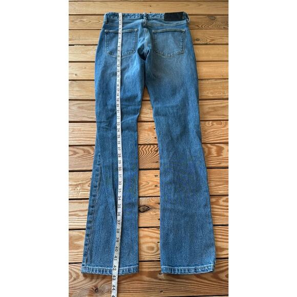 Buck Mason Distressed Straight Leg Jeans Size 30x34 Men’s Blue - Picture 6 of 7